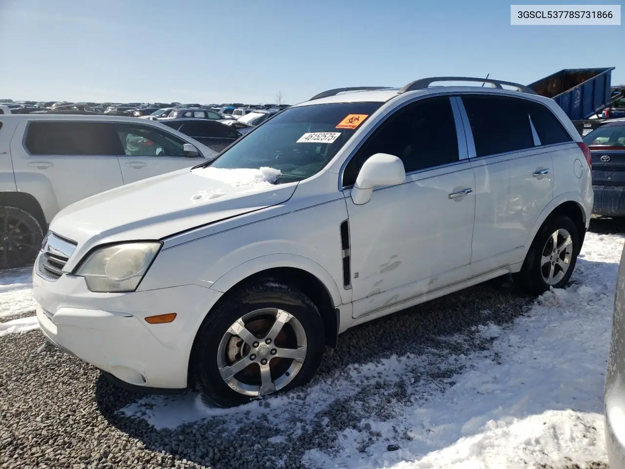 2008 Saturn Vue Xr VIN: 3GSCL53778S731866 Lot: 46152575