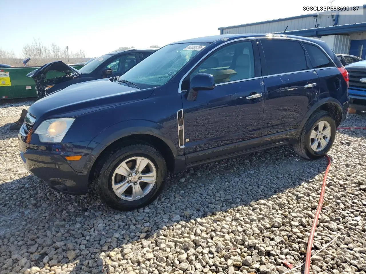 2008 Saturn Vue Xe VIN: 3GSCL33P58S690187 Lot: 46583415