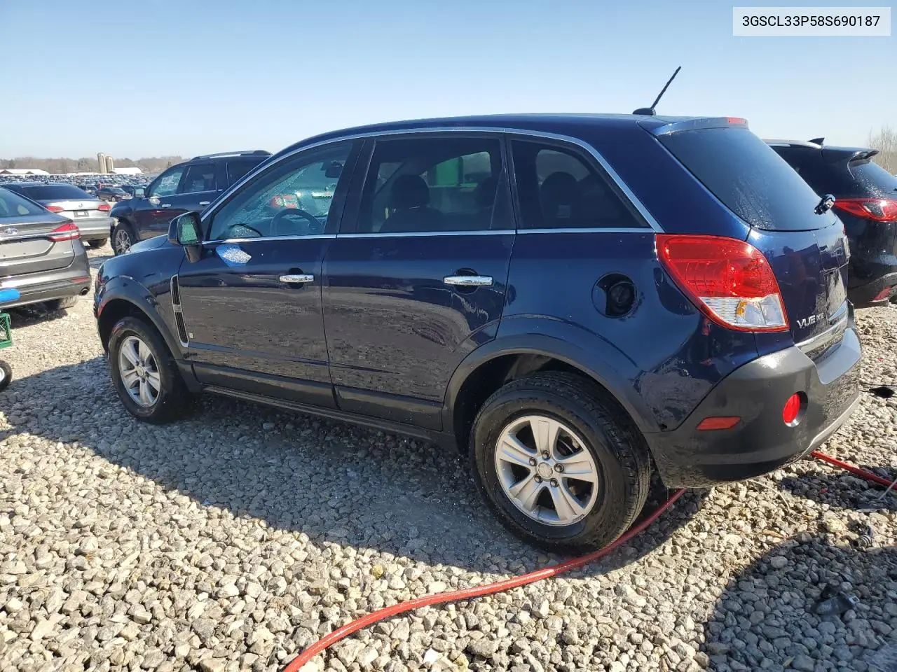 2008 Saturn Vue Xe VIN: 3GSCL33P58S690187 Lot: 46583415