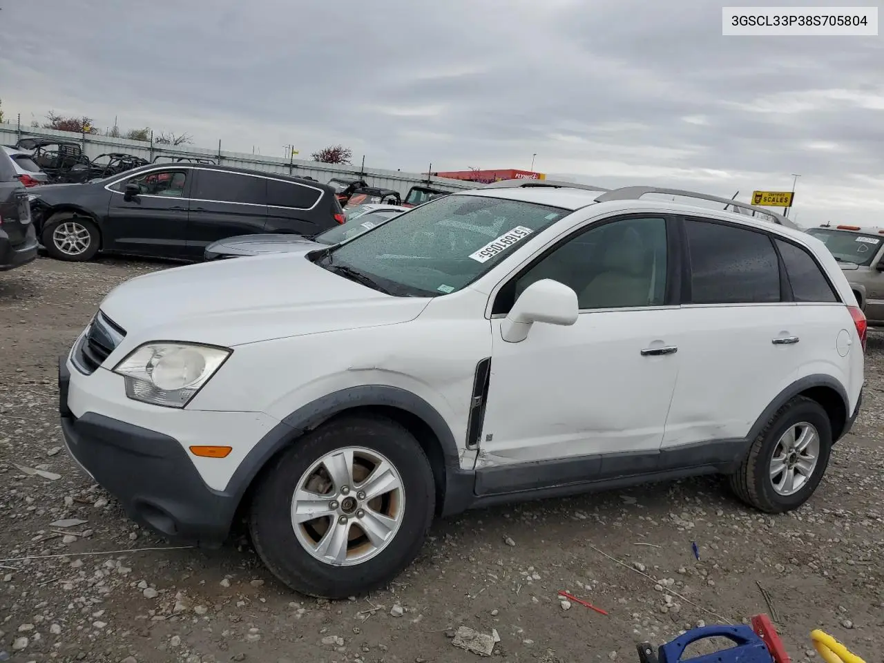 2008 Saturn Vue Xe VIN: 3GSCL33P38S705804 Lot: 51691055