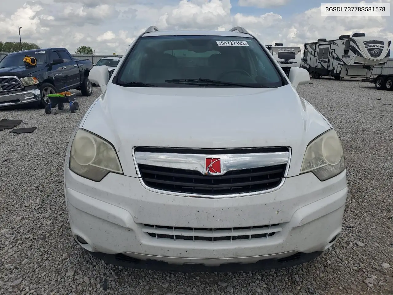 2008 Saturn Vue Xr VIN: 3GSDL73778S581578 Lot: 54727195