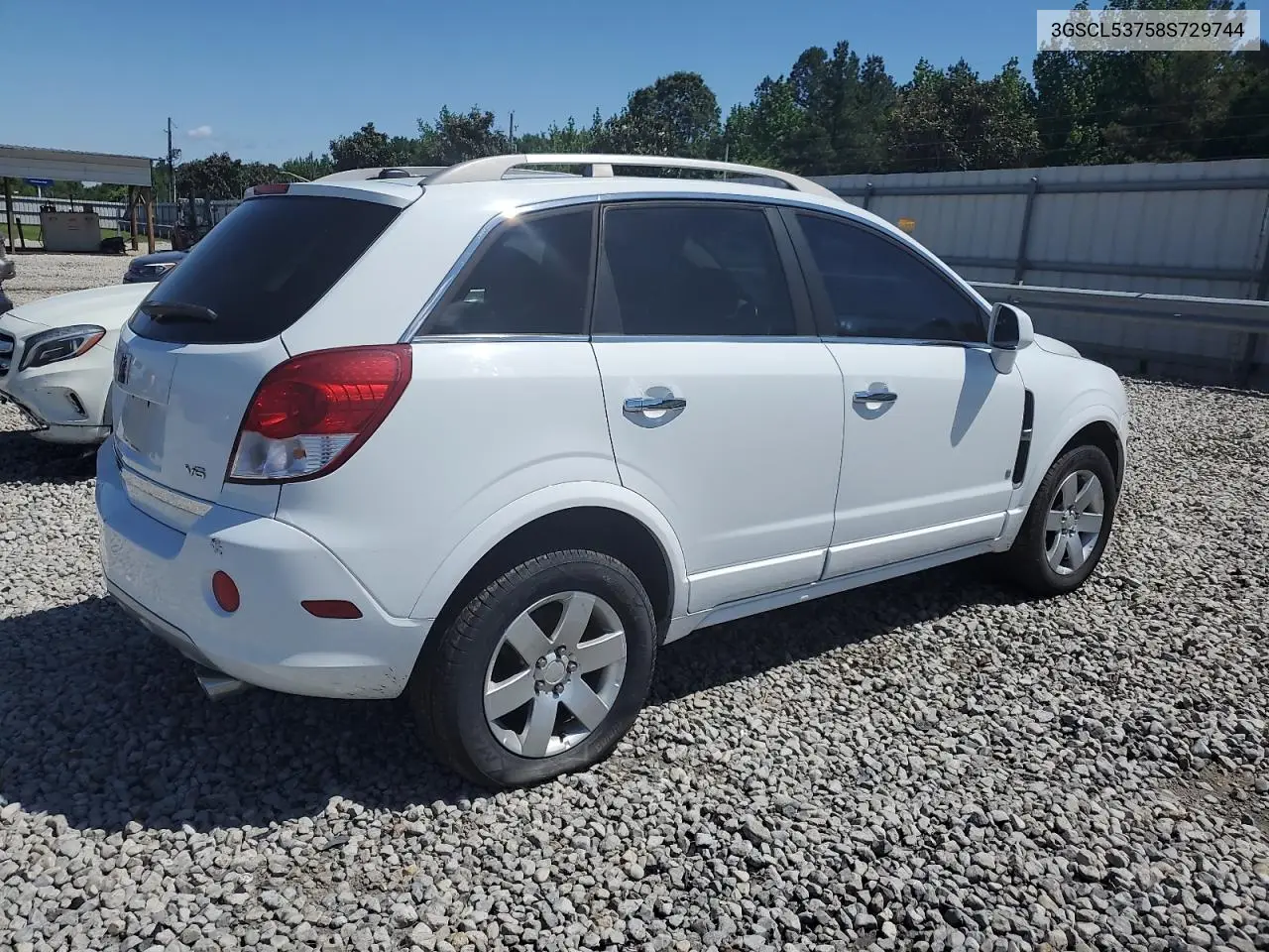 2008 Saturn Vue Xr VIN: 3GSCL53758S729744 Lot: 55077145