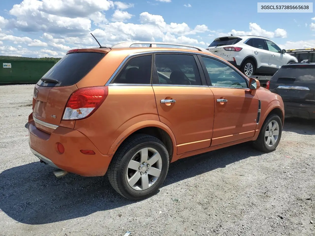 2008 Saturn Vue Xr VIN: 3GSCL53738S665638 Lot: 55435765