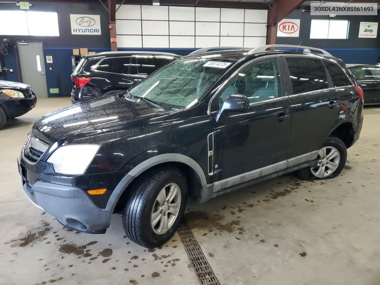 2008 Saturn Vue Xe VIN: 3GSDL43NX8S561693 Lot: 55574375