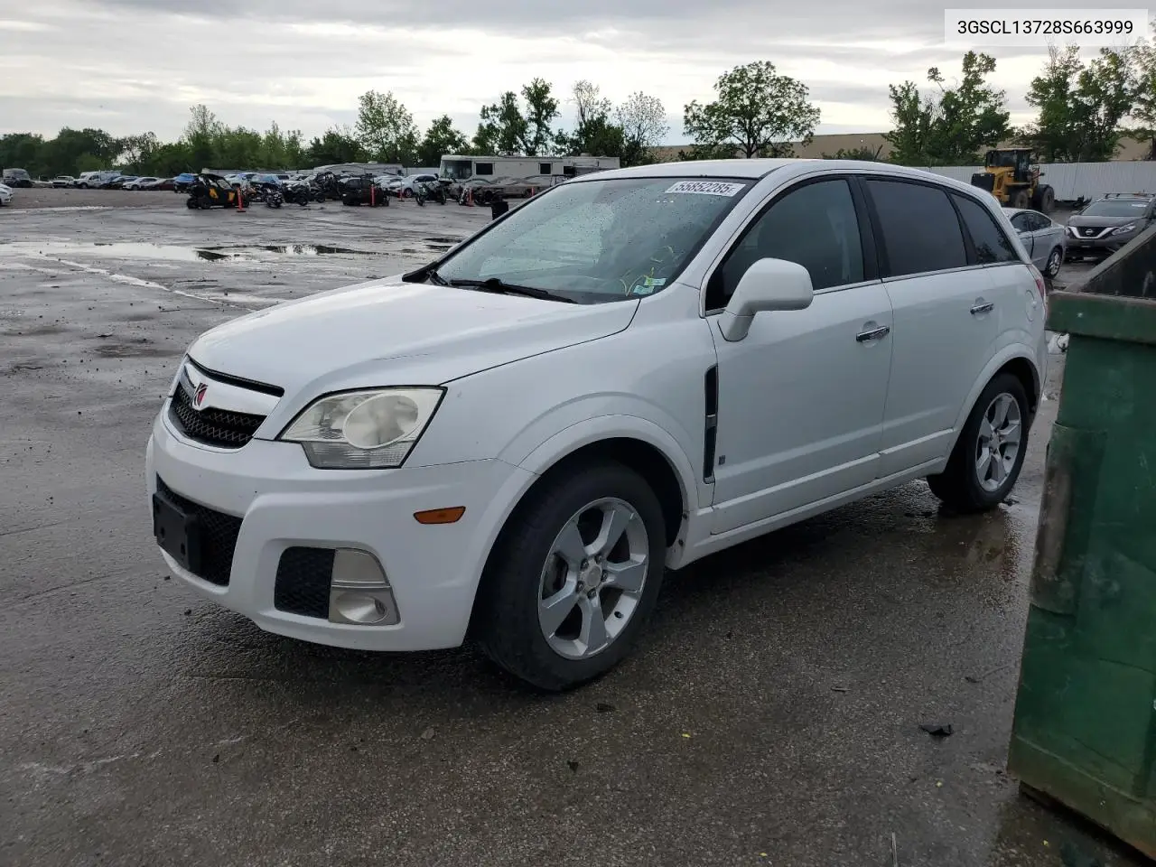 2008 Saturn Vue Redline VIN: 3GSCL13728S663999 Lot: 55852285