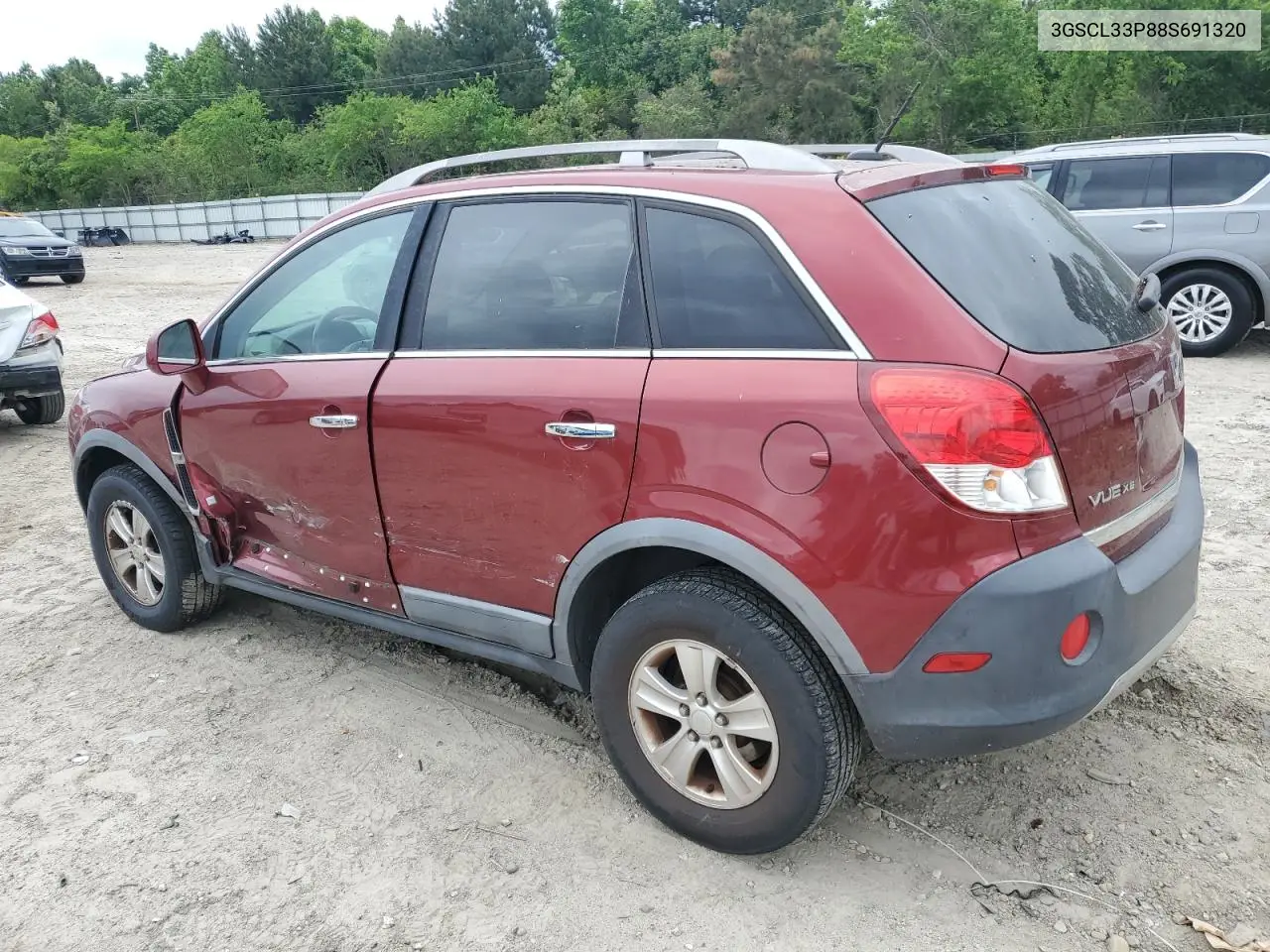 2008 Saturn Vue Xe VIN: 3GSCL33P88S691320 Lot: 55957655