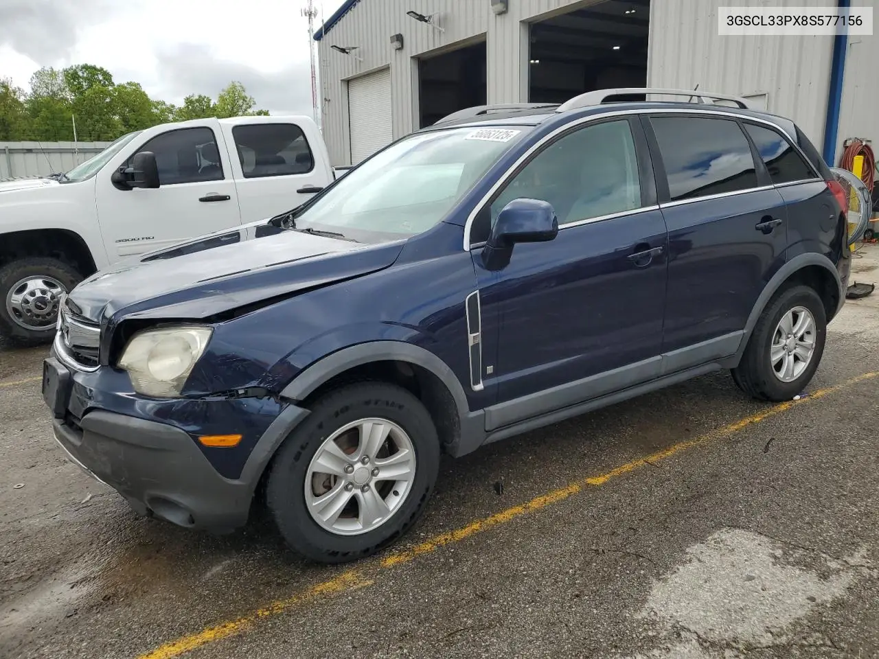 2008 Saturn Vue Xe VIN: 3GSCL33PX8S577156 Lot: 56063125