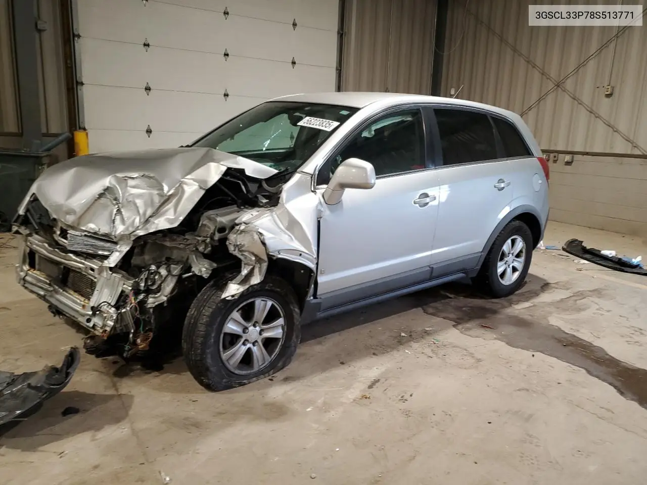 2008 Saturn Vue Xe VIN: 3GSCL33P78S513771 Lot: 56223835