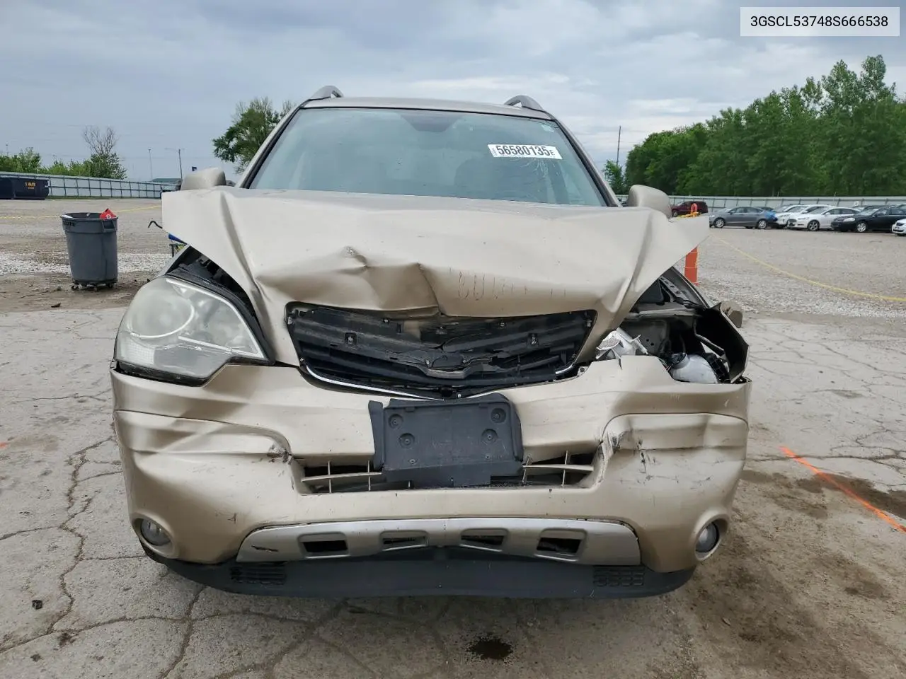 2008 Saturn Vue Xr VIN: 3GSCL53748S666538 Lot: 56580135