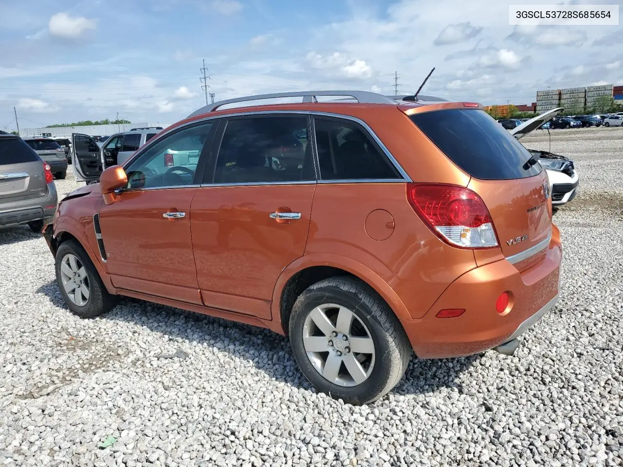 2008 Saturn Vue Xr VIN: 3GSCL53728S685654 Lot: 56755065