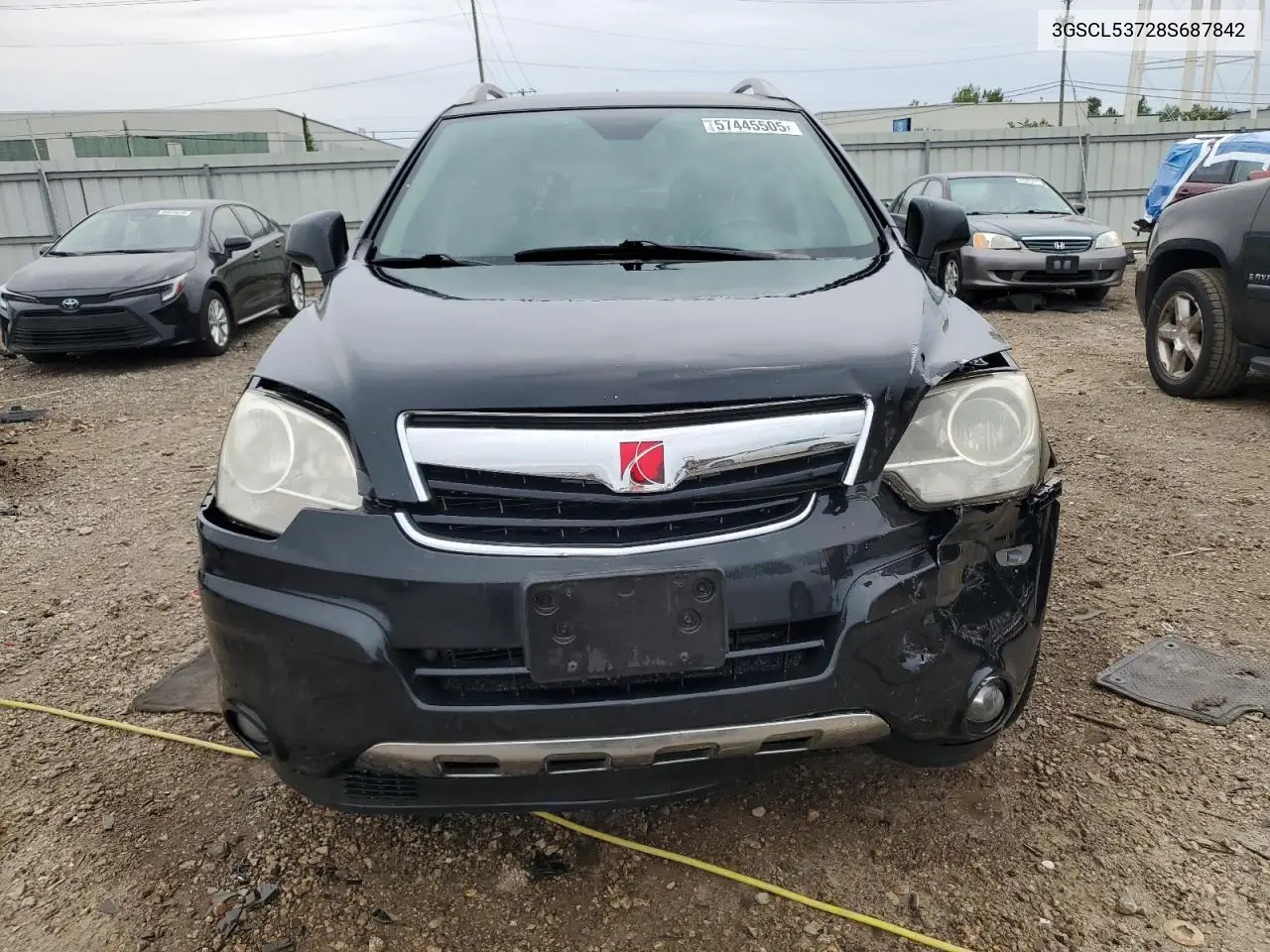 2008 Saturn Vue Xr VIN: 3GSCL53728S687842 Lot: 57445505