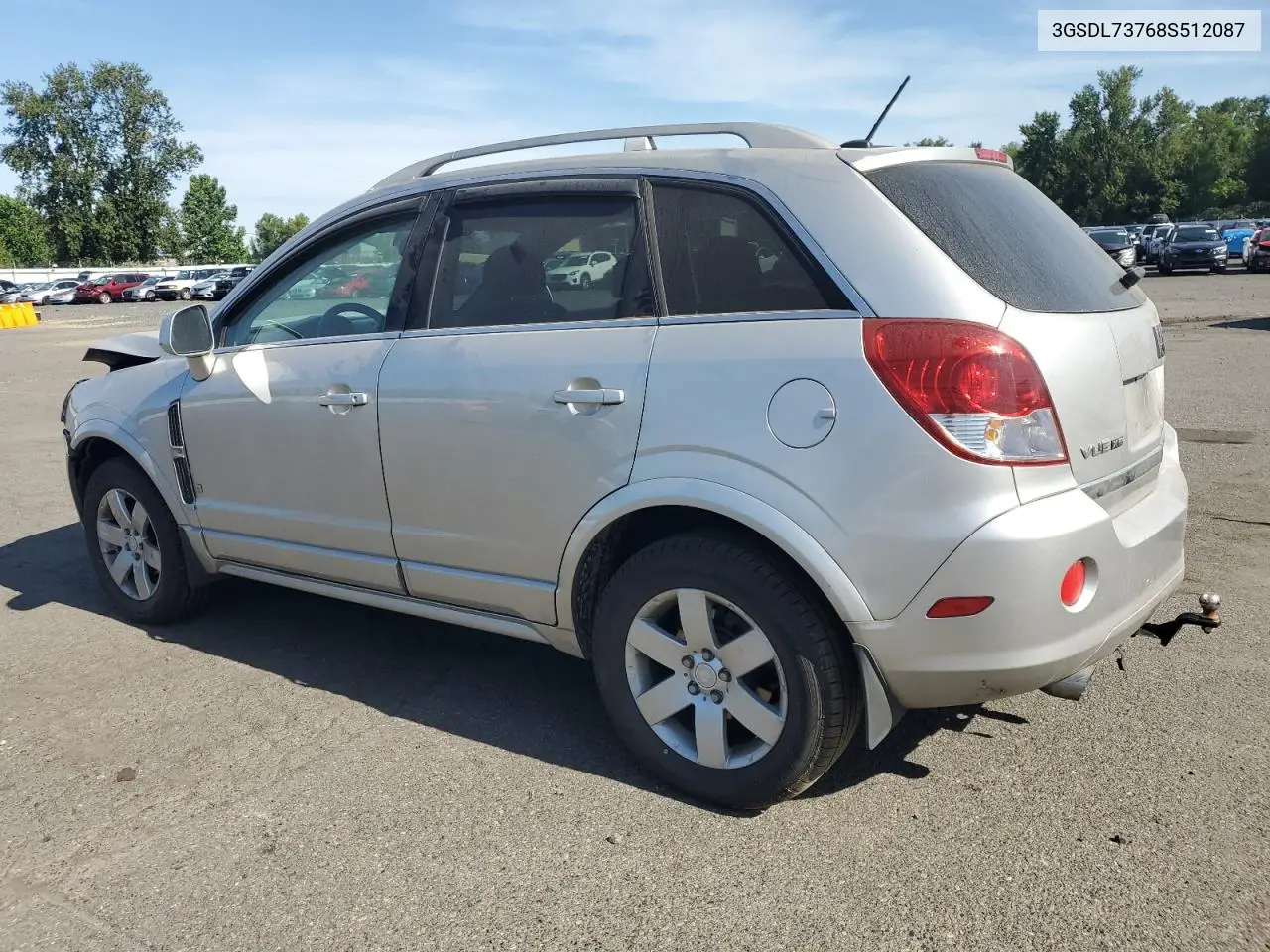 2008 Saturn Vue Xr VIN: 3GSDL73768S512087 Lot: 57958945