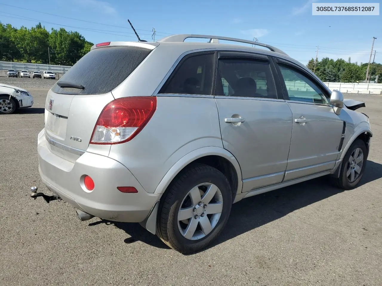 2008 Saturn Vue Xr VIN: 3GSDL73768S512087 Lot: 57958945