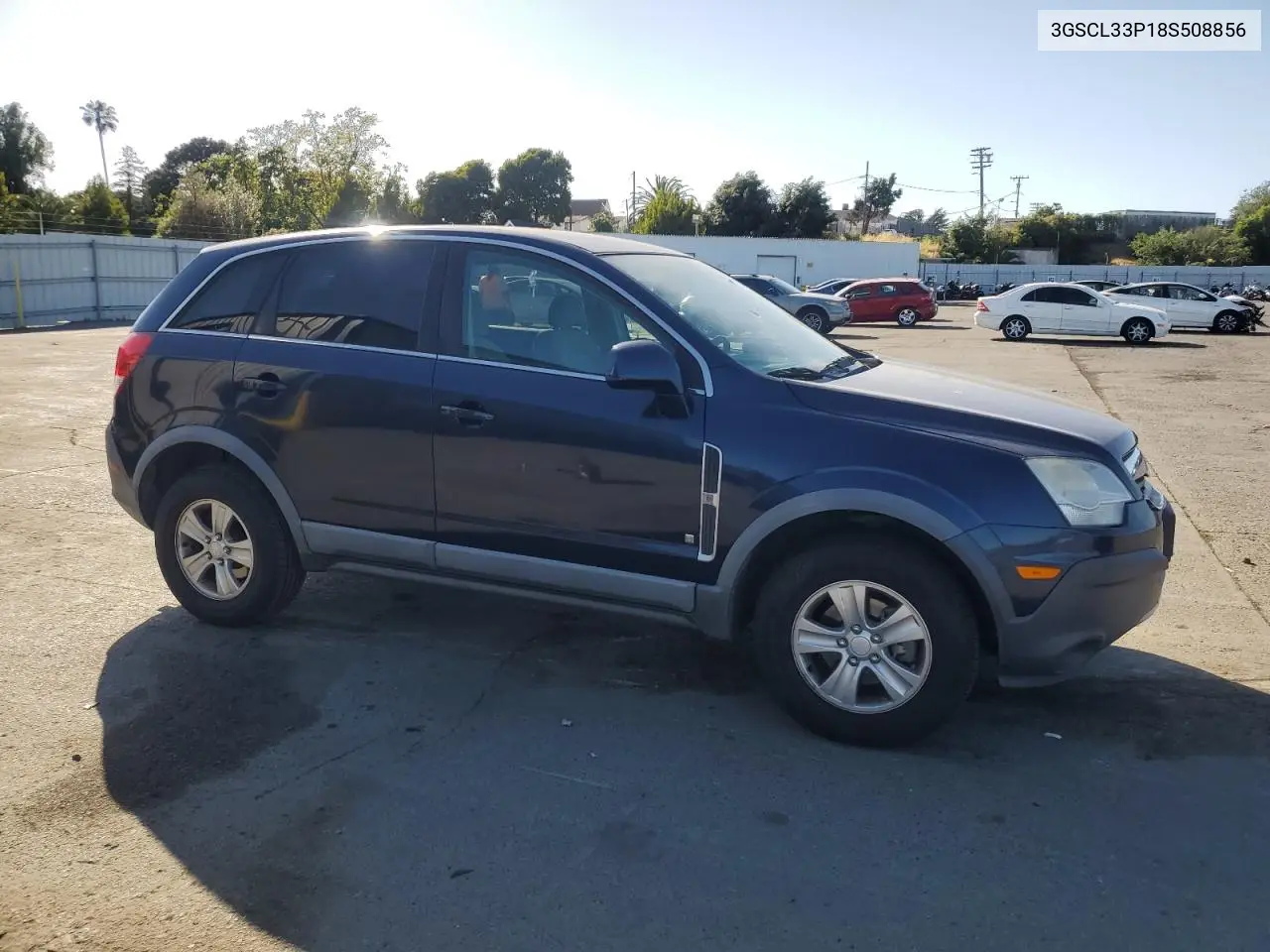 2008 Saturn Vue Xe VIN: 3GSCL33P18S508856 Lot: 58671365