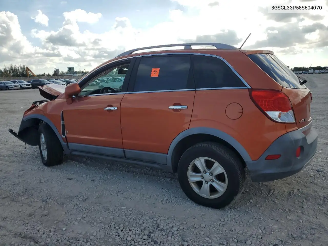 2008 Saturn Vue Xe VIN: 3GSCL33P58S604070 Lot: 61024305