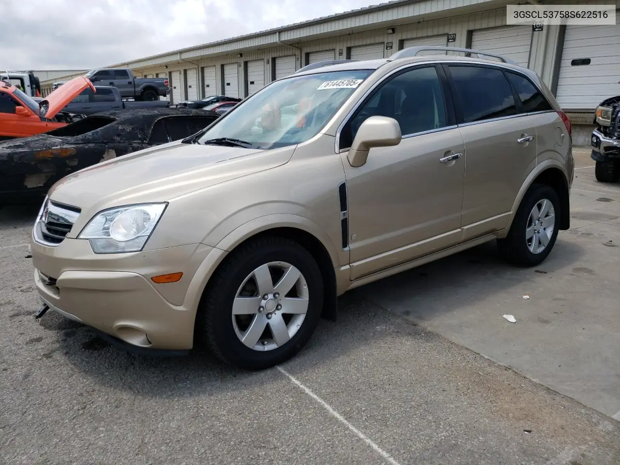 2008 Saturn Vue Xr VIN: 3GSCL53758S622516 Lot: 61445705