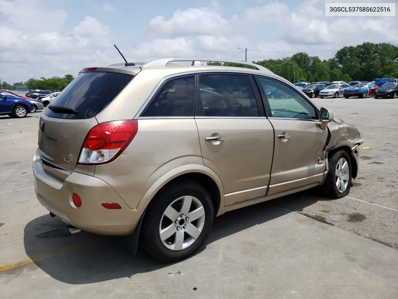 2008 Saturn Vue Xr VIN: 3GSCL53758S622516 Lot: 61445705