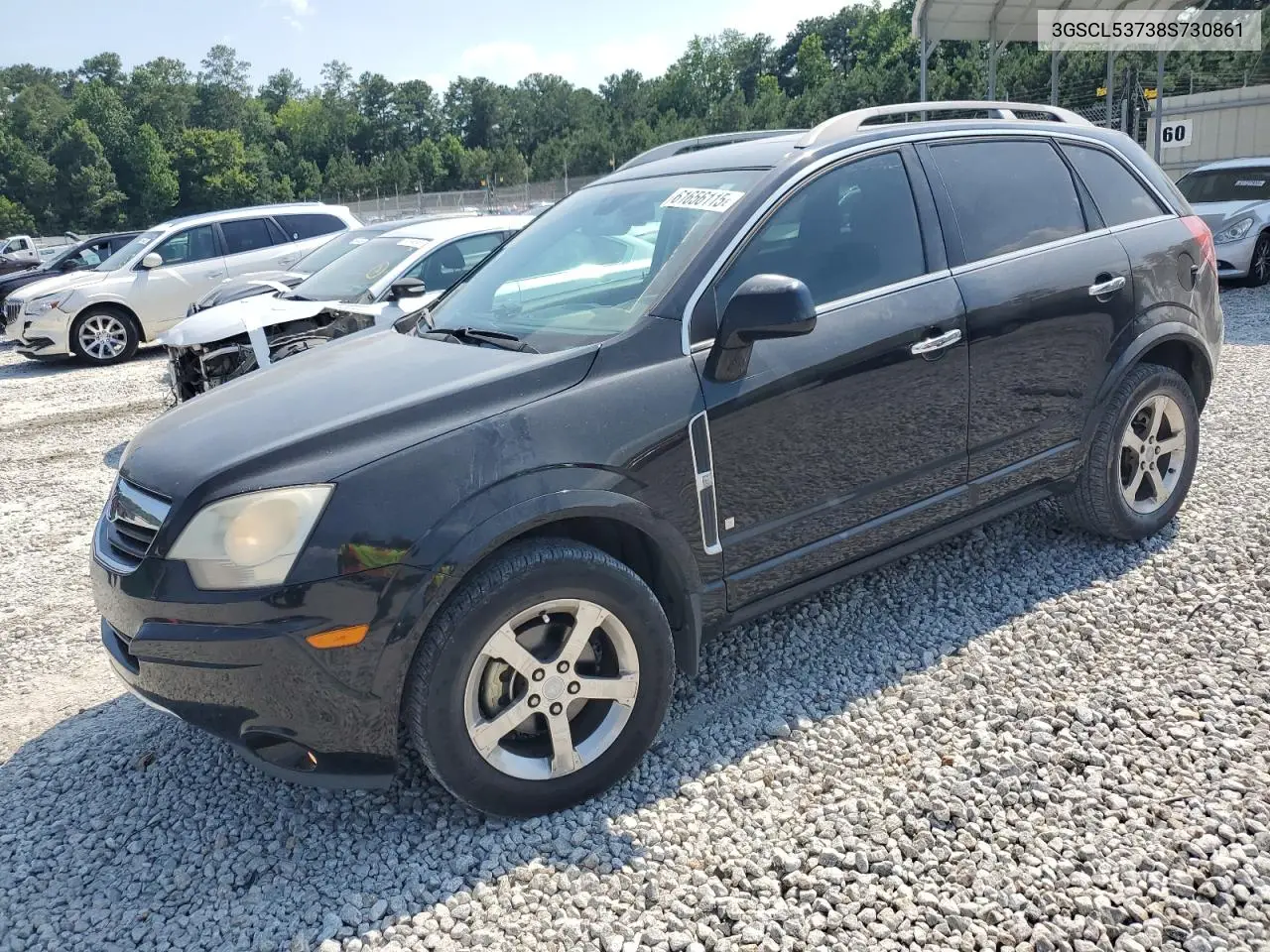 2008 Saturn Vue Xr VIN: 3GSCL53738S730861 Lot: 61656115