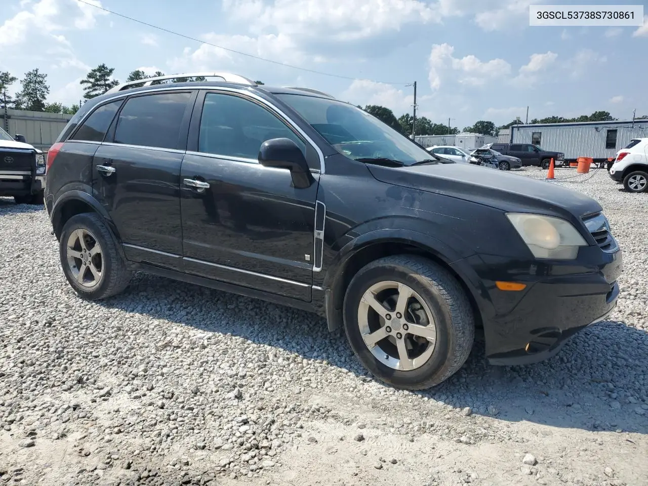 2008 Saturn Vue Xr VIN: 3GSCL53738S730861 Lot: 61656115
