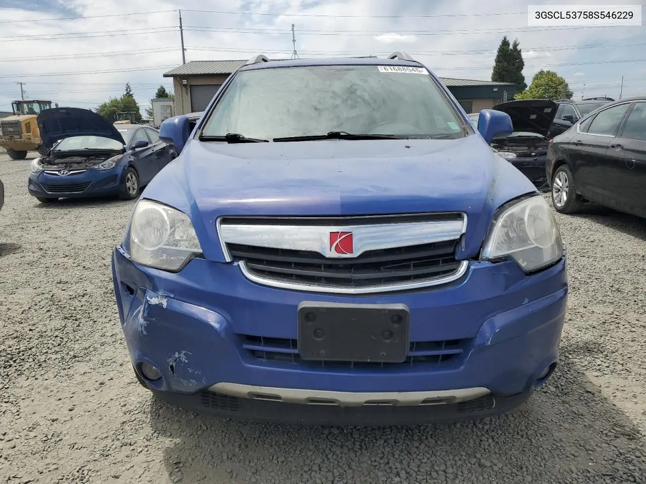 2008 Saturn Vue Xr VIN: 3GSCL53758S546229 Lot: 61688545
