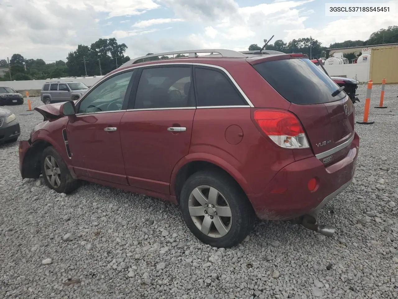 2008 Saturn Vue Xr VIN: 3GSCL53718S545451 Lot: 62396535