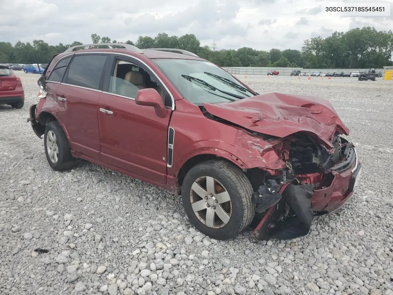 2008 Saturn Vue Xr VIN: 3GSCL53718S545451 Lot: 62396535