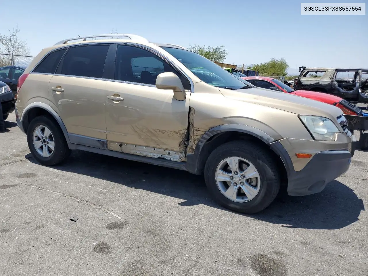 2008 Saturn Vue Xe VIN: 3GSCL33PX8S557554 Lot: 62529735