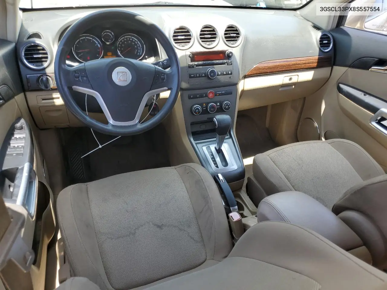 2008 Saturn Vue Xe VIN: 3GSCL33PX8S557554 Lot: 62529735