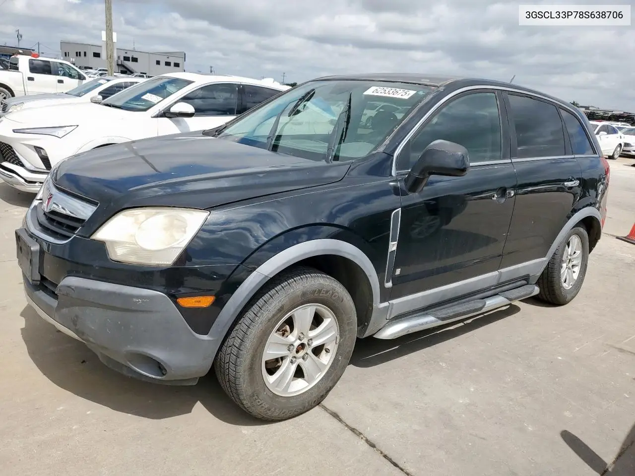 2008 Saturn Vue Xe VIN: 3GSCL33P78S638706 Lot: 62533675