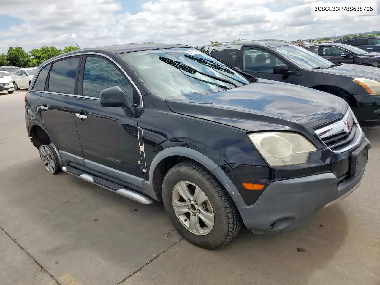 2008 Saturn Vue Xe VIN: 3GSCL33P78S638706 Lot: 62533675