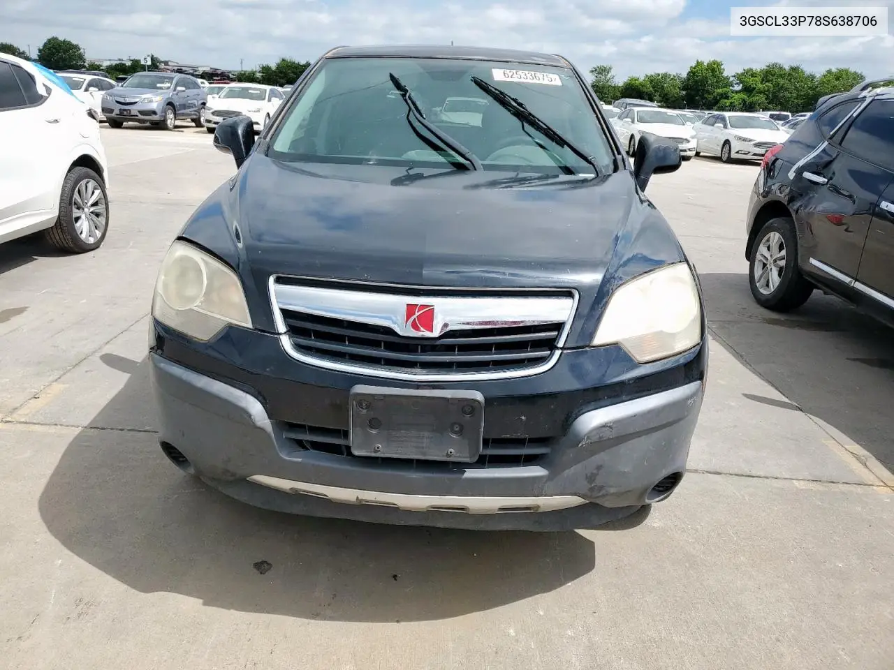 2008 Saturn Vue Xe VIN: 3GSCL33P78S638706 Lot: 62533675
