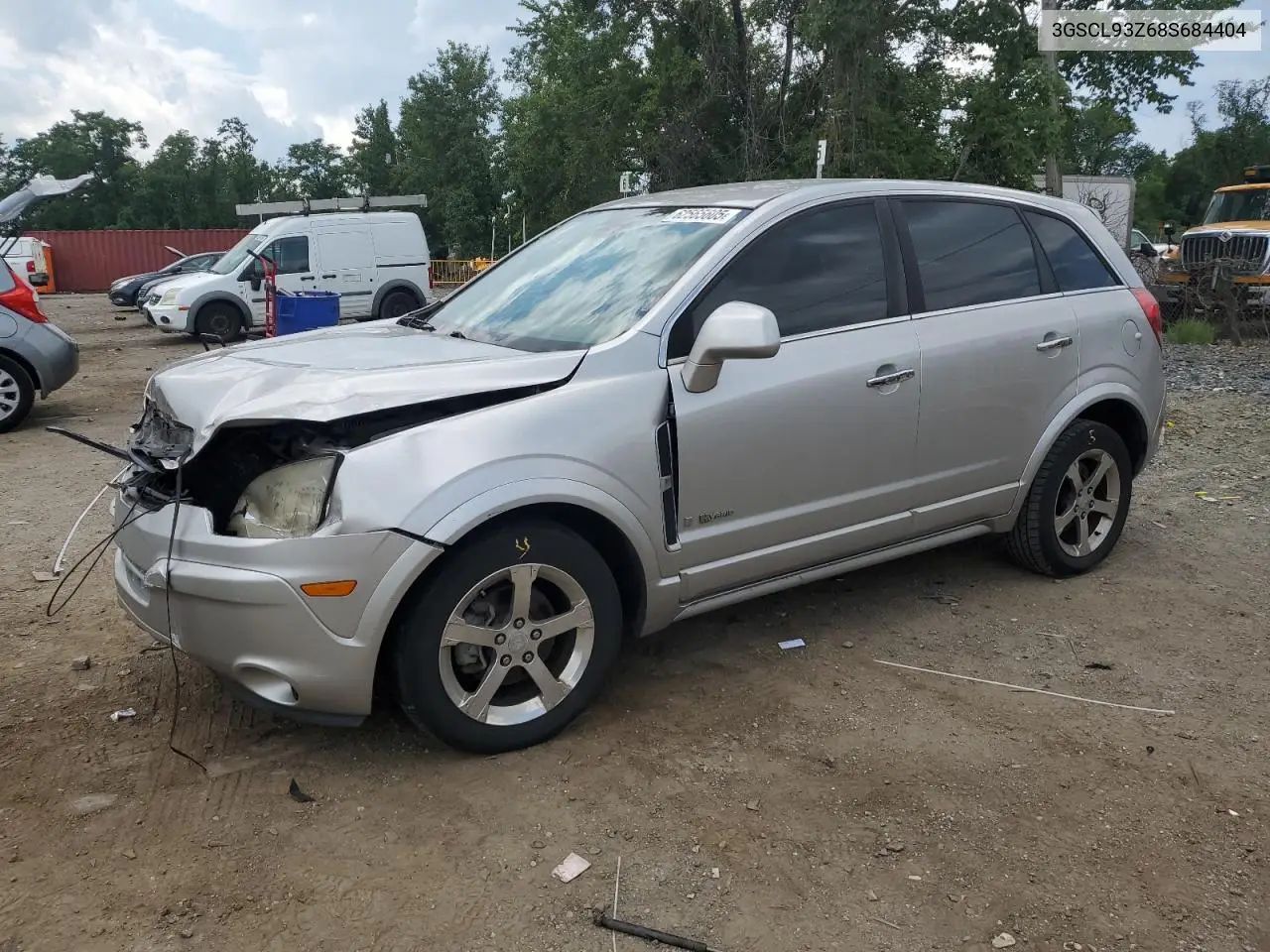 2008 Saturn Vue Hybrid VIN: 3GSCL93Z68S684404 Lot: 62565605