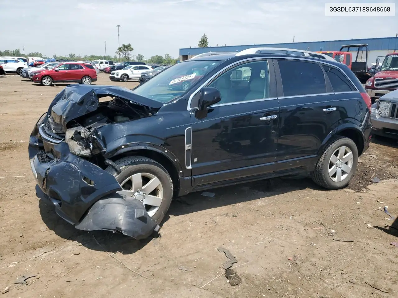 2008 Saturn Vue Xr VIN: 3GSDL63718S648668 Lot: 62569525