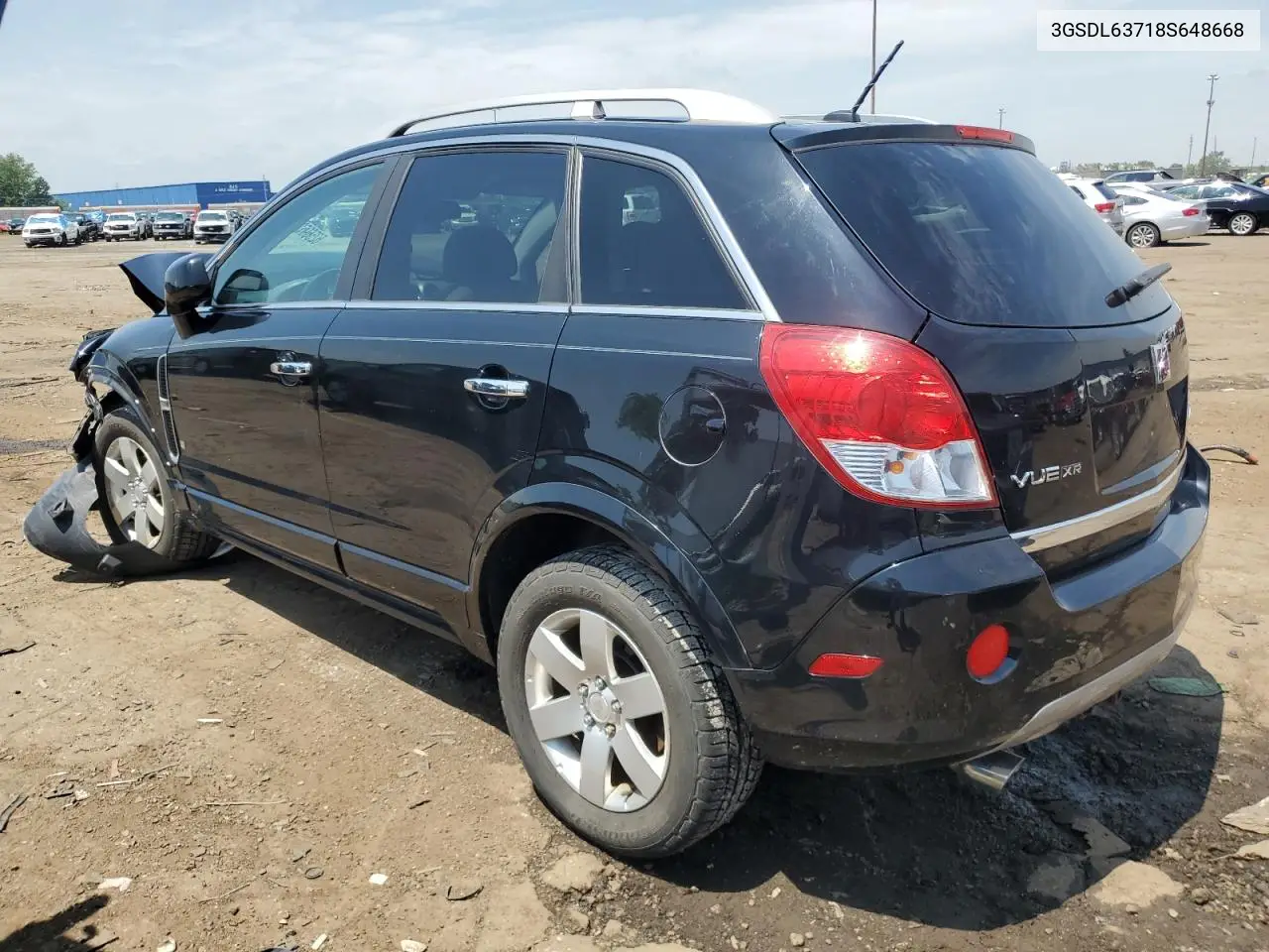 2008 Saturn Vue Xr VIN: 3GSDL63718S648668 Lot: 62569525