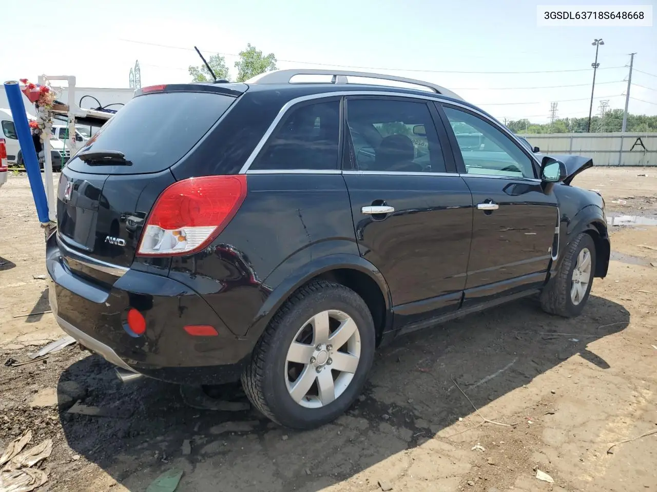 2008 Saturn Vue Xr VIN: 3GSDL63718S648668 Lot: 62569525