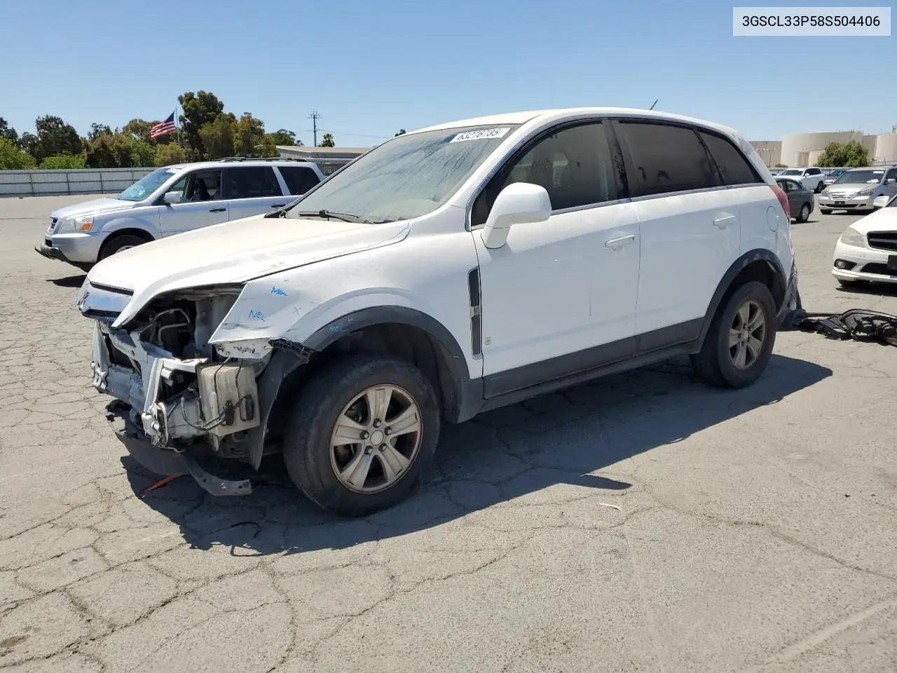 2008 Saturn Vue Xe VIN: 3GSCL33P58S504406 Lot: 63276735