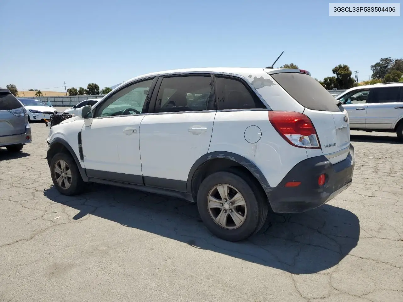 2008 Saturn Vue Xe VIN: 3GSCL33P58S504406 Lot: 63276735