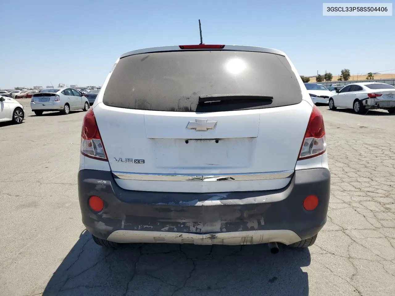 2008 Saturn Vue Xe VIN: 3GSCL33P58S504406 Lot: 63276735