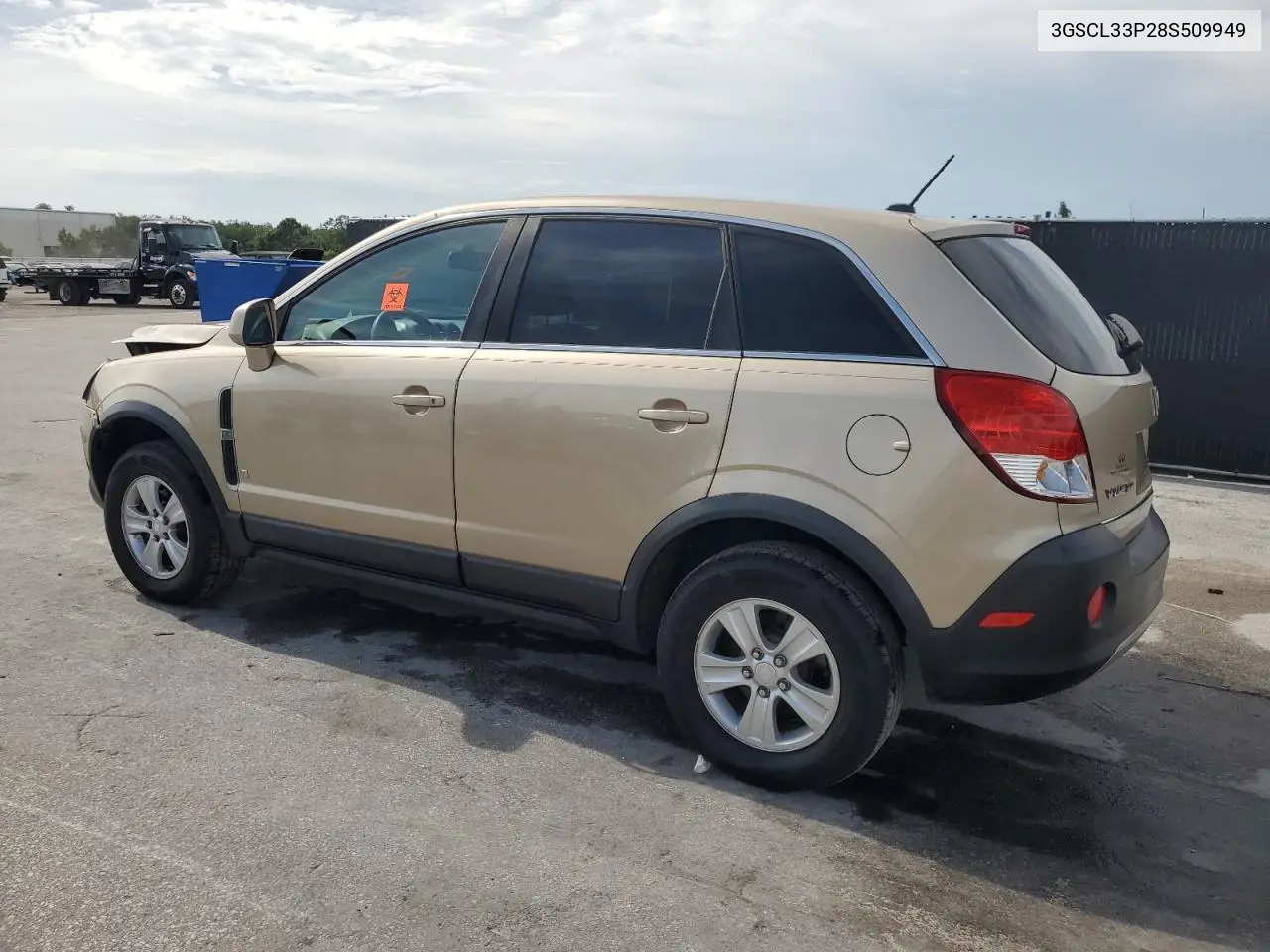 2008 Saturn Vue Xe VIN: 3GSCL33P28S509949 Lot: 63700275