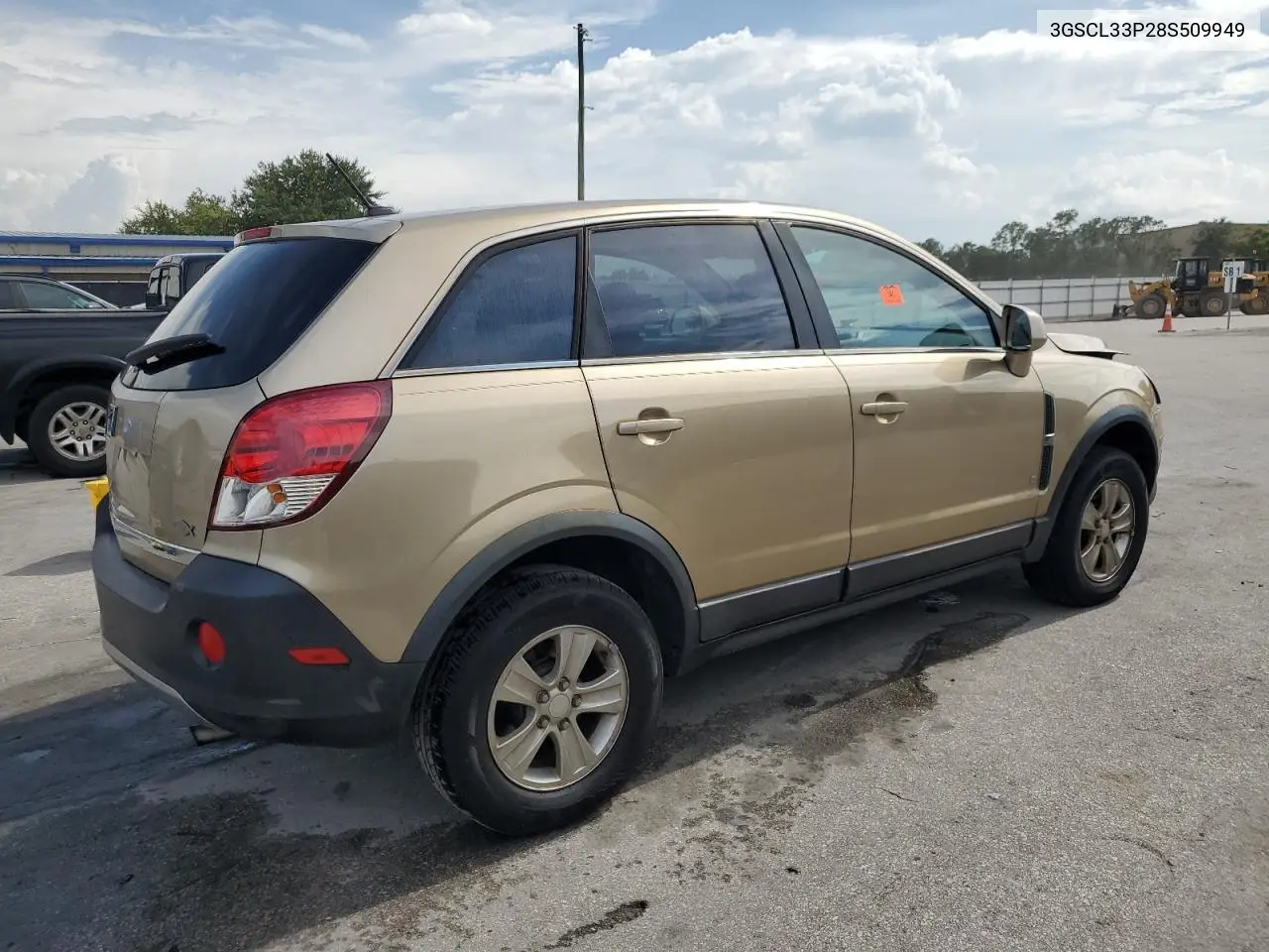 2008 Saturn Vue Xe VIN: 3GSCL33P28S509949 Lot: 63700275