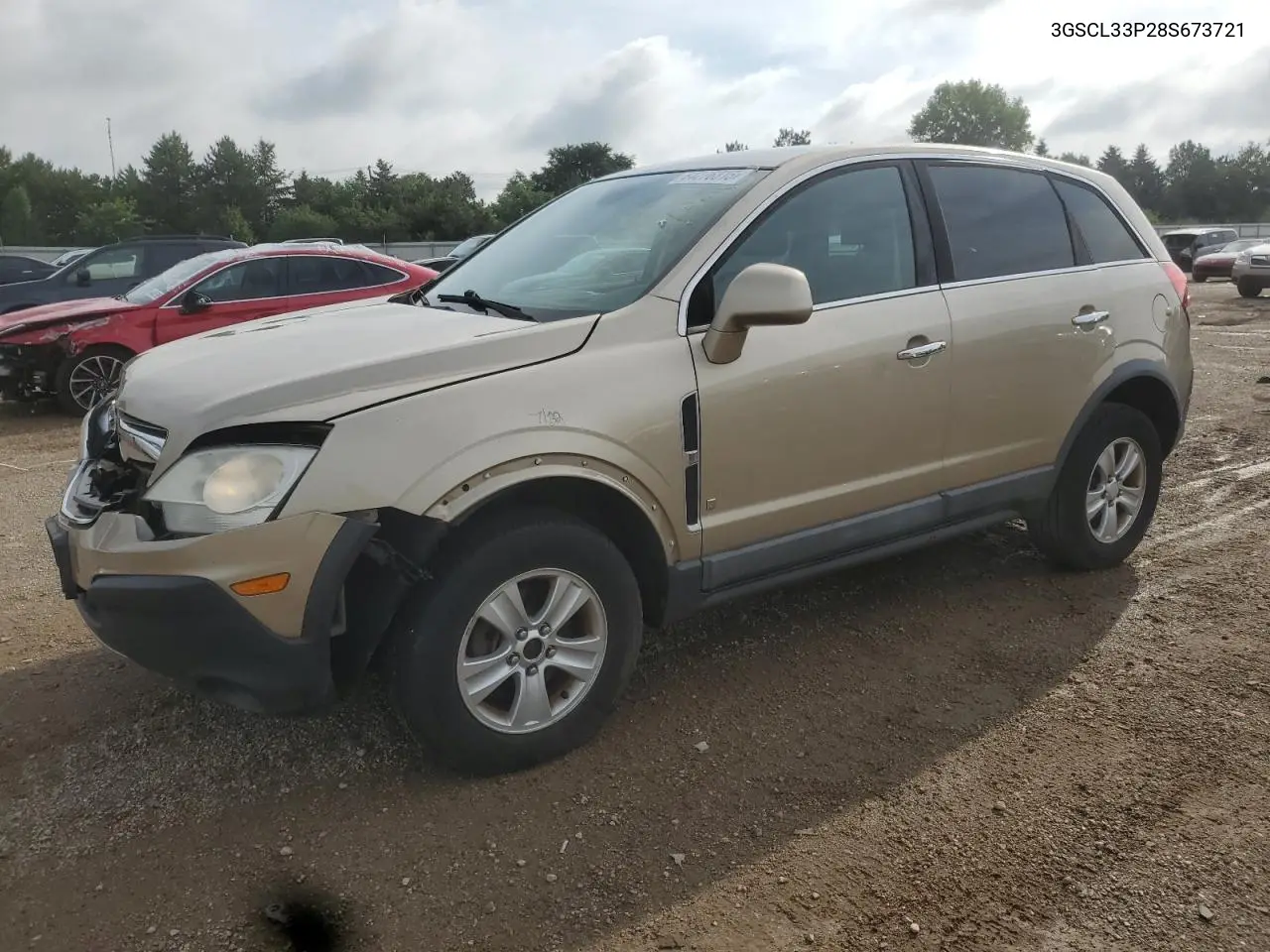 2008 Saturn Vue Xe VIN: 3GSCL33P28S673721 Lot: 64276315