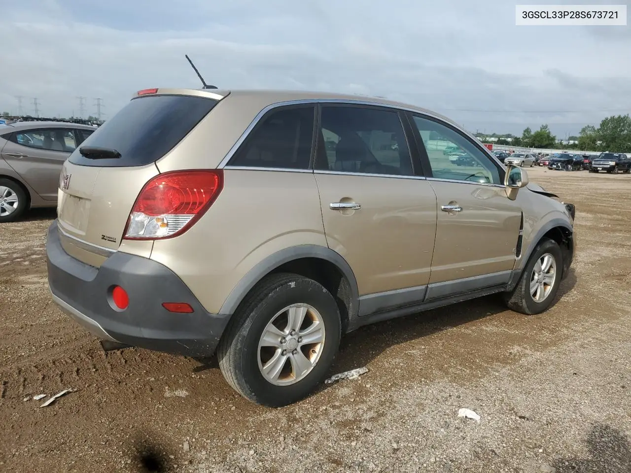 2008 Saturn Vue Xe VIN: 3GSCL33P28S673721 Lot: 64276315