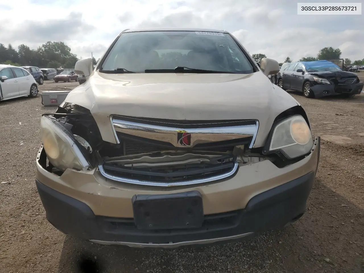 2008 Saturn Vue Xe VIN: 3GSCL33P28S673721 Lot: 64276315