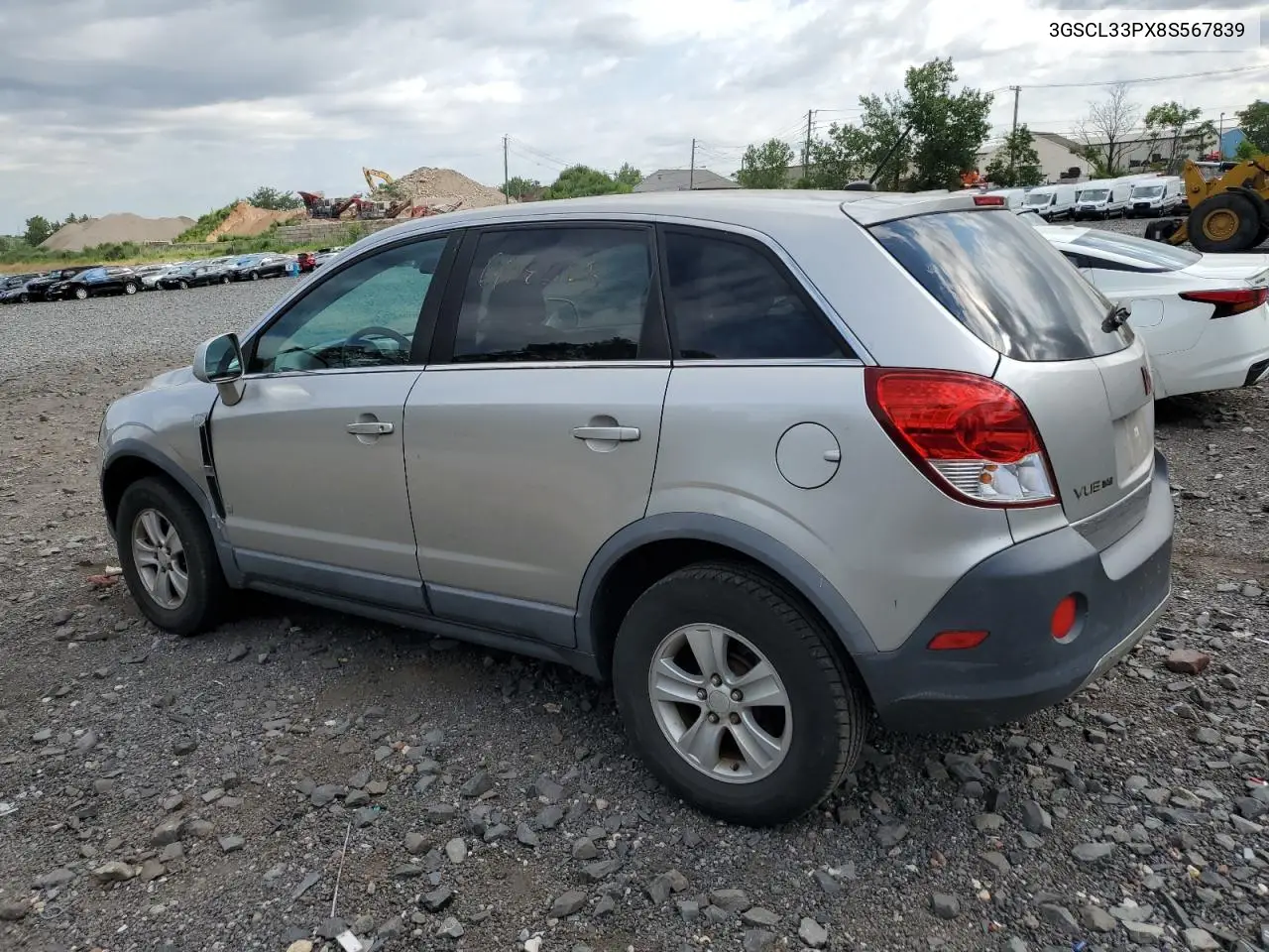 2008 Saturn Vue Xe VIN: 3GSCL33PX8S567839 Lot: 64586125