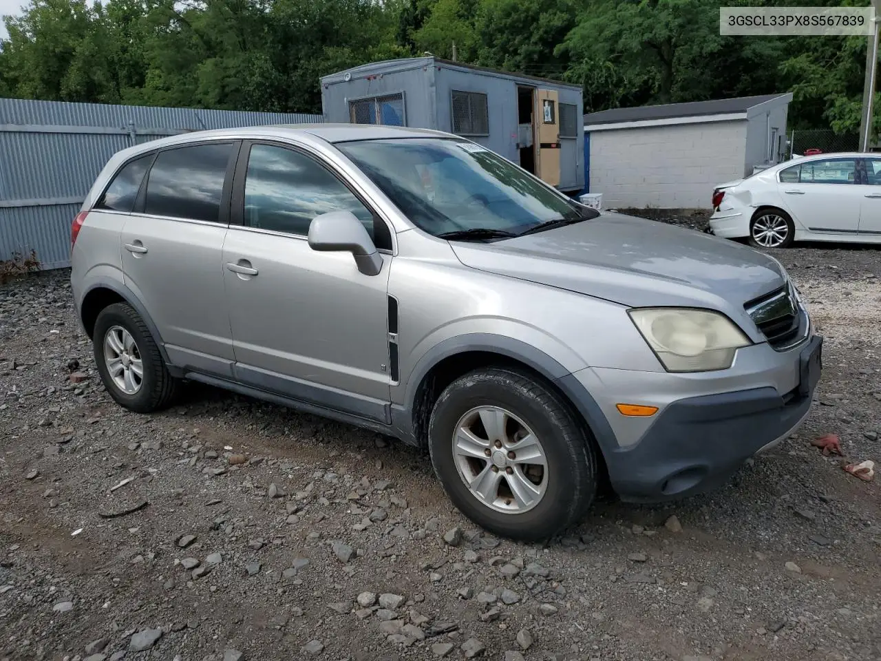 2008 Saturn Vue Xe VIN: 3GSCL33PX8S567839 Lot: 64586125