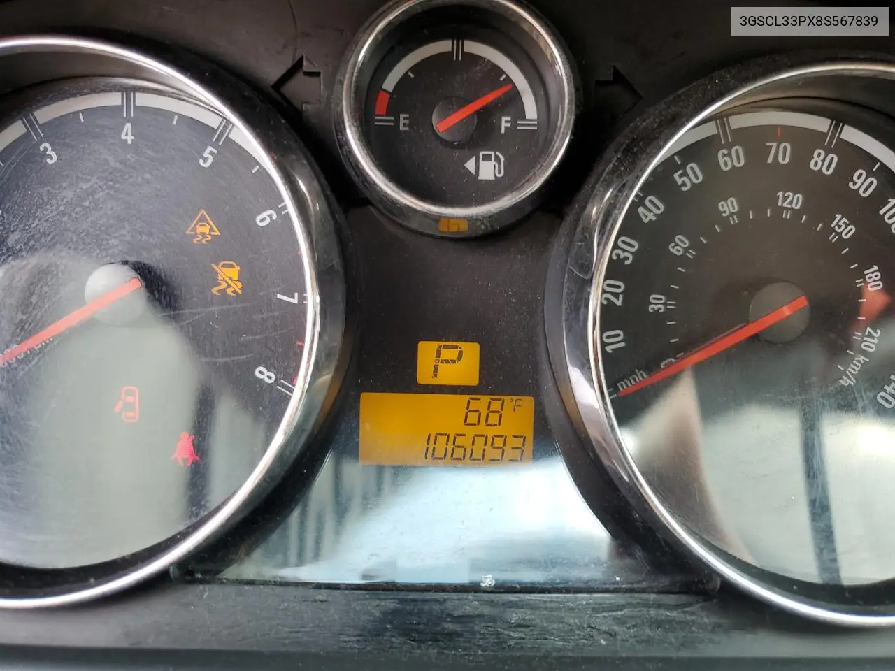 2008 Saturn Vue Xe VIN: 3GSCL33PX8S567839 Lot: 64586125