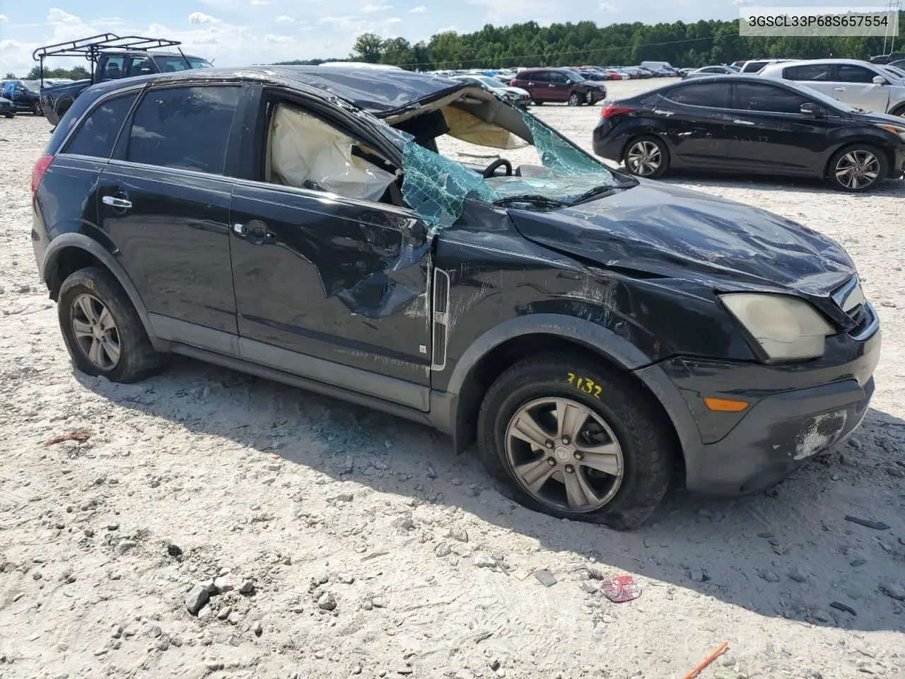 2008 Saturn Vue Xe VIN: 3GSCL33P68S657554 Lot: 64784055