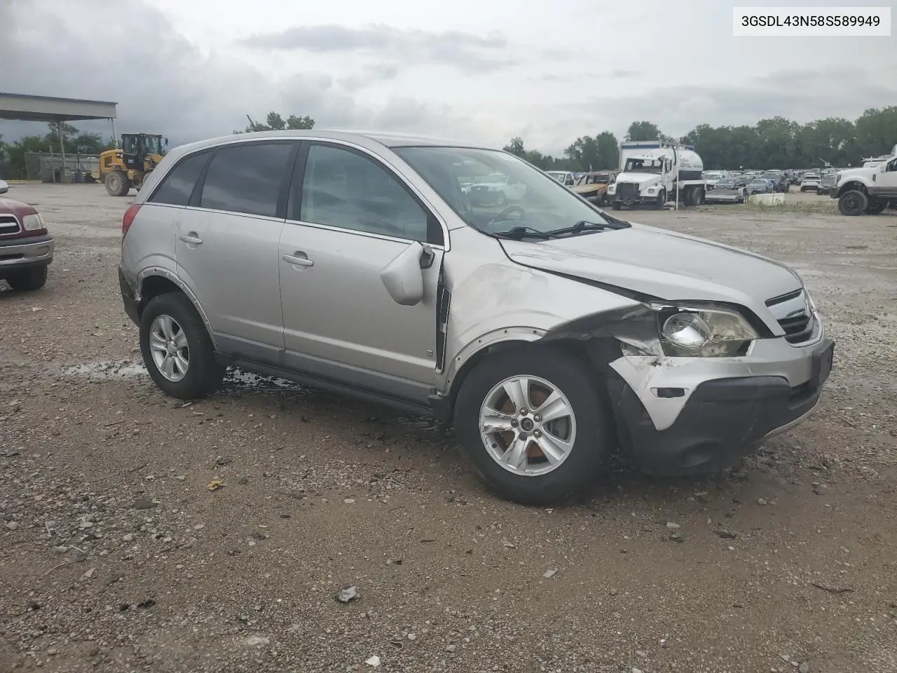 2008 Saturn Vue Xe VIN: 3GSDL43N58S589949 Lot: 65129485