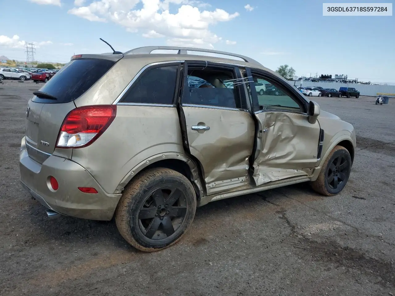 2008 Saturn Vue Xr VIN: 3GSDL63718S597284 Lot: 65195745