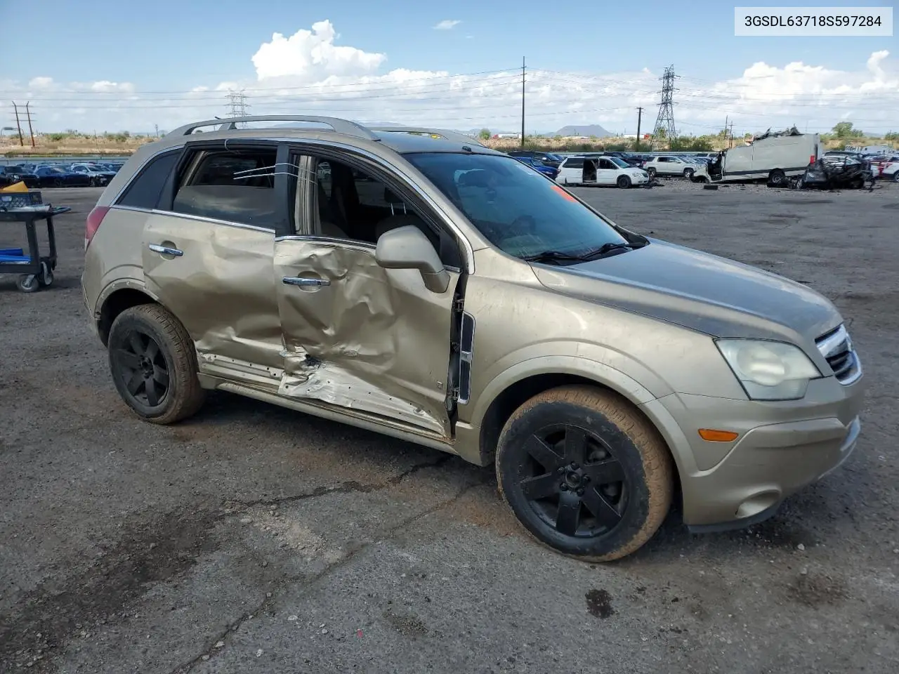 2008 Saturn Vue Xr VIN: 3GSDL63718S597284 Lot: 65195745